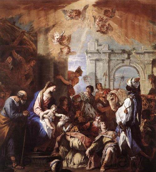 RICCI, Sebastiano The Adoration of the Magi Spain oil painting art